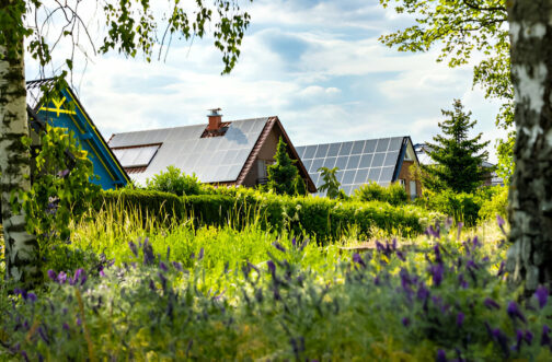 Full roof solar panel